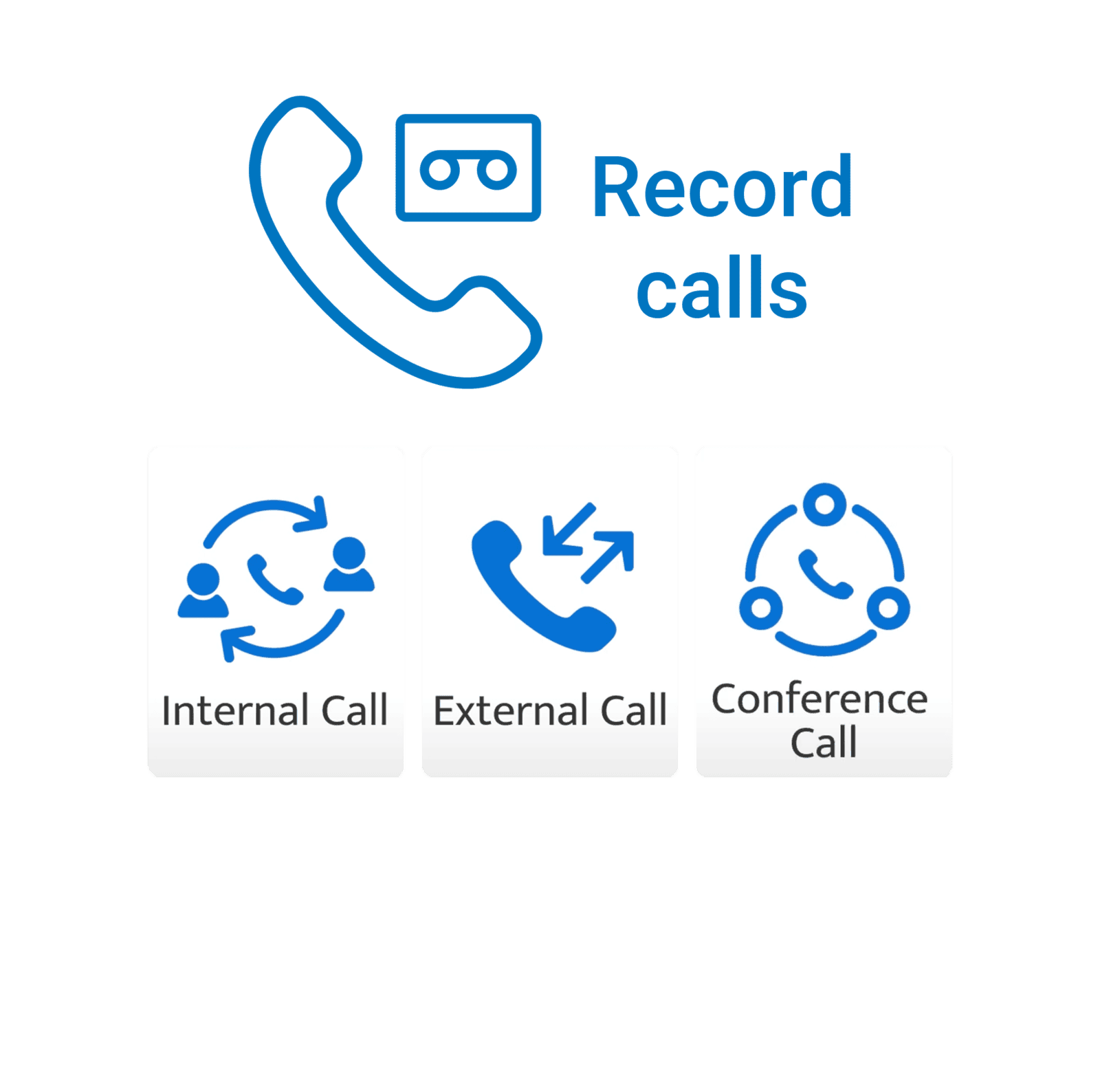 Call Recording Monitor and archive calls for improved quality control and customer satisfaction